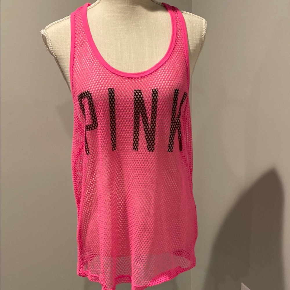 Victoria's Secret PINK Mesh Tank Top Size: S
